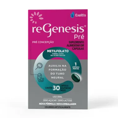 ReGenesis Pré Concepção com 30 Cápsulas Gelatinosas Moles