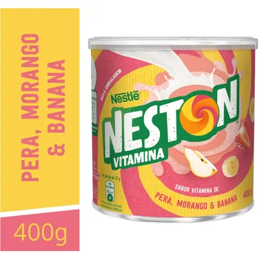 Neston Vitamina Instantânea Morango, Pera e Banana 400g