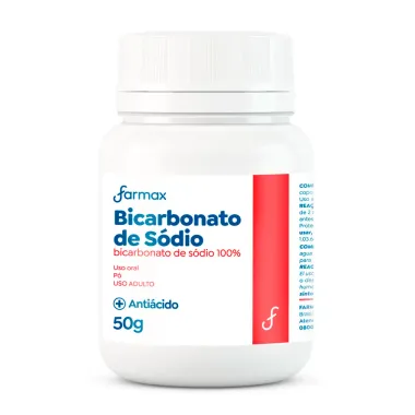 Bicarbonato de Sódio Farmax 50g Frente