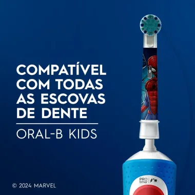 Refil para Escova El&eacute;trica Oral-B Spiderman +3 Anos 2 Unidades