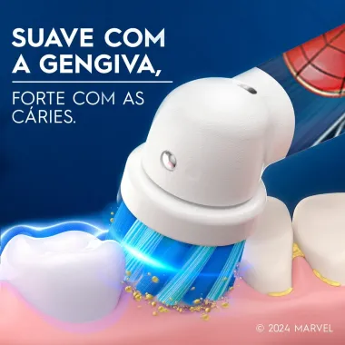 Refil para Escova El&eacute;trica Oral-B Spiderman +3 Anos 2 Unidades