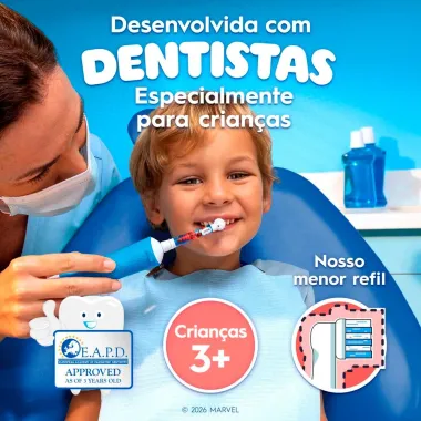Refil para Escova El&eacute;trica Oral-B Spiderman +3 Anos 2 Unidades