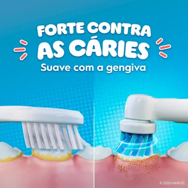 Refil para Escova El&eacute;trica Oral-B Spiderman +3 Anos 2 Unidades