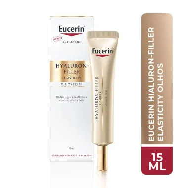 Eucerin Hyaluron-Filler Elasticity Olhos FPS 15 Creme Facial Anti-idade 15ml