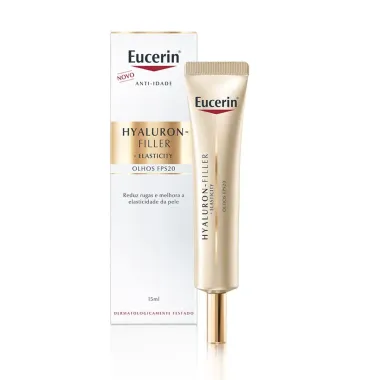 Eucerin Hyaluron-Filler Elasticity Olhos FPS 15 Creme Facial Anti-idade 15ml