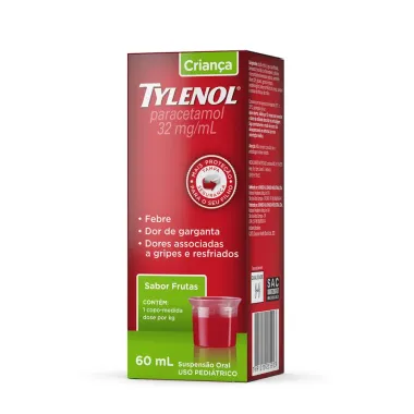 Analgésico Tylenol Criança Líquido 60ml
