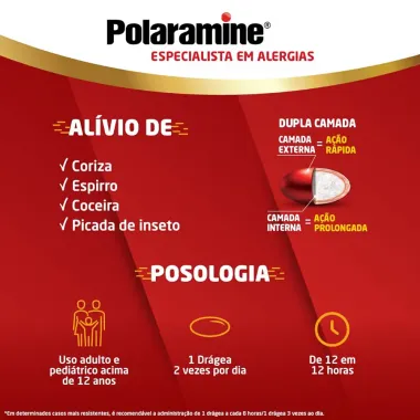 Polaramine 6mg Repetabs com 12 Drágeas_3