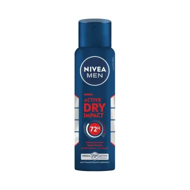 Desodorante Antitranspirante Aerosol Nivea Men Dry Impact 150ml