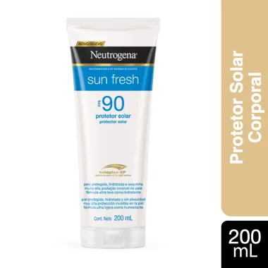 Protetor Solar Neutrogena Sun Fresh FPS 90 200ml