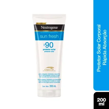 Protetor Solar Neutrogena Sun Fresh FPS 90 200ml