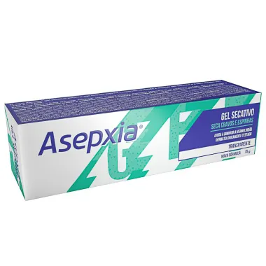 Gel Secativo Asepxia Transparente 15g