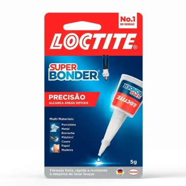 Cola Super Bonder Precisão Embalagem com 5g