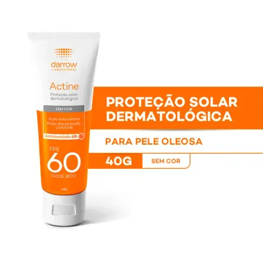 Protetor Solar Actine Antioleosidade Toque Seco FPS 60 40g