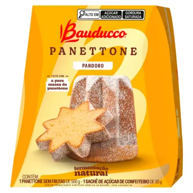 Panettone Bauducco Pandoro Sem Frutas 500g