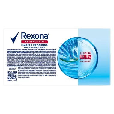 Sabonete em Barra Rexona Antibacterial Limpeza Profunda 84g com 6 Unidades