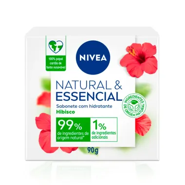 Sabonete em Barra Nivea Natural e Essencial Hibisco 90g