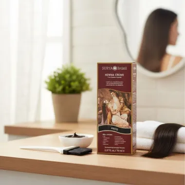 Henna Creme Surya Brasil Preto Kit