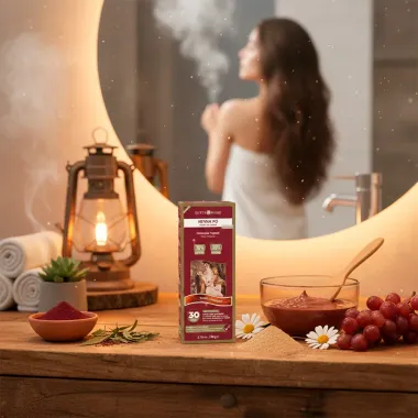 Henna P&oacute; Surya Brasil Castanho Kit