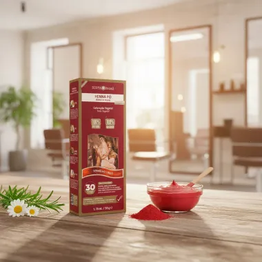 Henna P&oacute; Surya Brasil Vermelho Kit