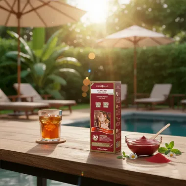 Henna P&oacute; Surya Brasil Vermelho Kit