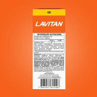 Lavitan Colágeno Tipo II com 30 Cápsulas