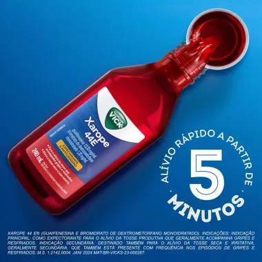 Vick 44E Xarope para tosse seca e catarro 240 mL