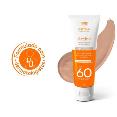 Protetor Solar Actine Color Antioleosidade Toque Seco FPS 60 40g