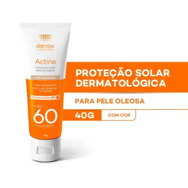 Protetor Solar Actine Color Antioleosidade Toque Seco FPS 60 40g