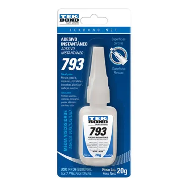 Adesivo Instantâneo Multiuso 793 Tekbond com 20g