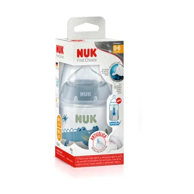 Mamadeira Nuk First Choice Controle de Temperatura S1 Boys 150ml