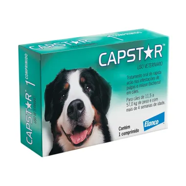 Capstar 57mg para Cães de 11,5 a 57kg com 1 Comprimido