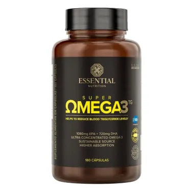 Super Ômega 3 TG Essential Nutrition 180 Cápsulas