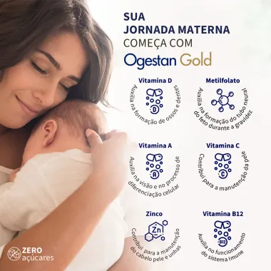 Ogestan Gold com 90 Cápsulas