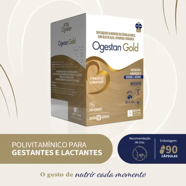 Ogestan Gold com 90 Cápsulas