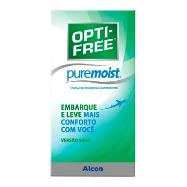 Opti-Free Puremoist Solução Multipropósito para Lentes de Contato Gelatinosas e Silicone Hidrogel 90ml