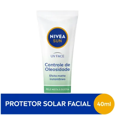 Protetor Solar Facial Nivea Sun Beauty Expert Controle de Oleosidade FPS 60 50g