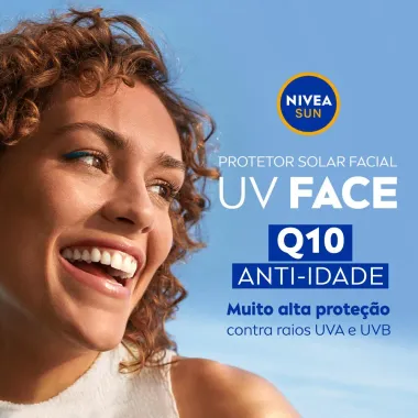 Protetor Solar Facial Nivea Sun Beauty Expert Pele Normal a Seca FPS 60 50g