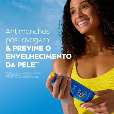 Protetor Solar Nivea Sun Protect & Hidrata FPS 50 Lo&ccedil;&atilde;o 200ml e Ganhe Protetor Solar Nivea Sun Protect & Hidrata FPS 50 Lo&ccedil;&atilde;o 100ml