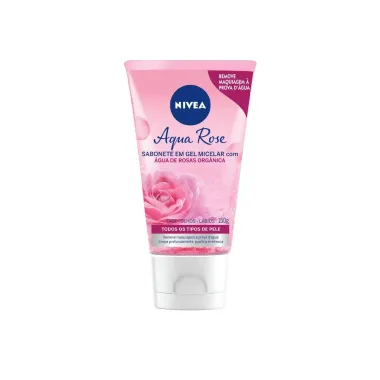 Sabonete Facial Nivea em Gel Aqua Rose 150ml