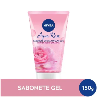 Sabonete Facial Nivea em Gel Aqua Rose 150ml