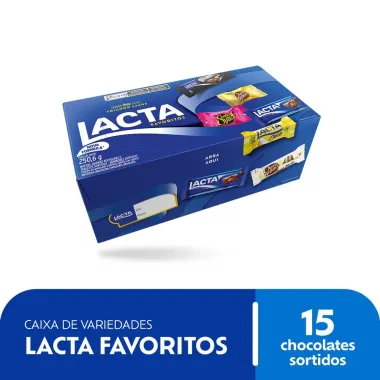 Bombons Lacta Favoritos Sortidos Caixa 250,6g