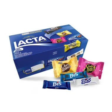 Bombons Lacta Favoritos Sortidos Caixa 250,6g