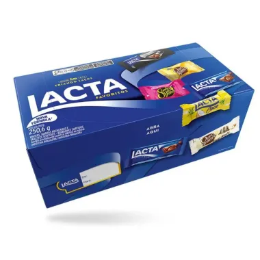 Bombons Lacta Favoritos Sortidos Caixa 250,6g