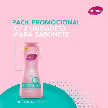 Sabonete Líquido Intimus Defesa Natural 2 Unidades 200ml cada