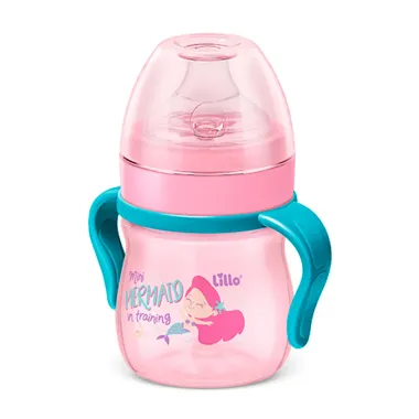 Caneca Lillo Evolution com Alça 6+ Meses Menina 150ml