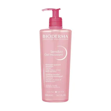 Bioderma Sensibio Gel Moussant de Limpeza Micelar Calmante e Hidratante 500ml