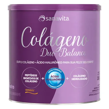 Colágeno Duo Balance Sanavita Sabor Neutro 285g