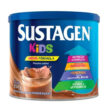 Complemento Alimentar Sustagen Kids Chocolate Lata 350g
