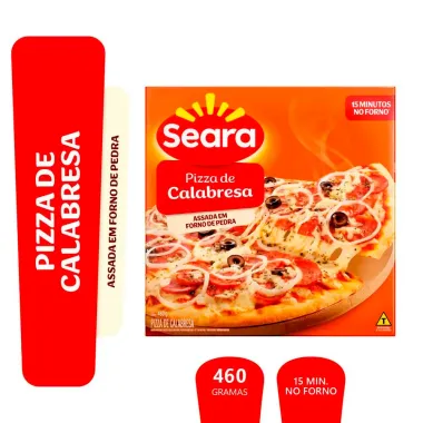 Pizza de Calabresa Seara 460g