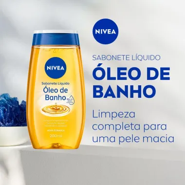 Sabonete Líquido Nivea Óleo de Banho 200ml